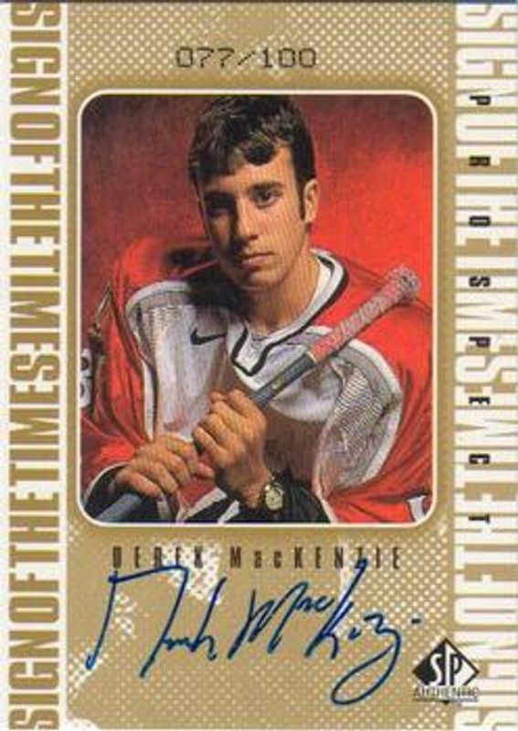 1998 SP Authentic #DMA Sign of the Times - Gold /18
