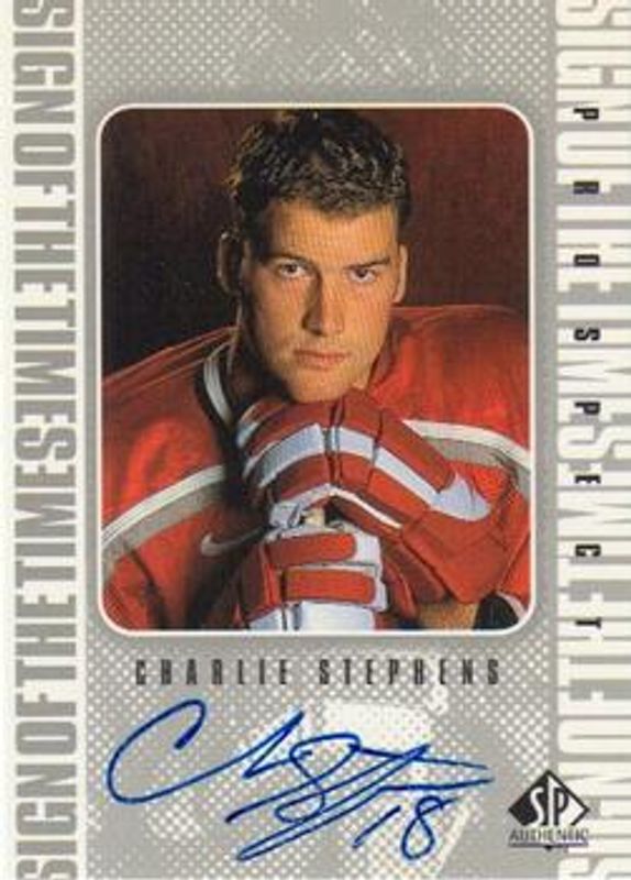 Charlie Stephens 1998 SP Authentic #CS Sign of the Times Rookie RAW