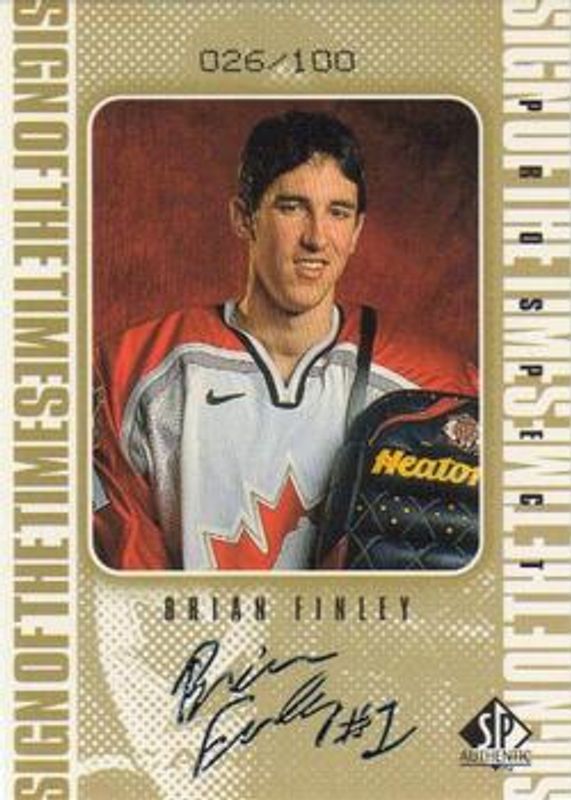 1998 SP Authentic #BF Sign of the Times - Gold /18