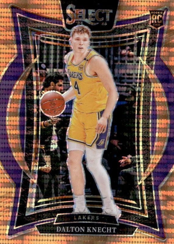 Dalton Knecht 2024 Select #91 Concourse FOTL Neon Orange Pulsar /18 Rookie RAW