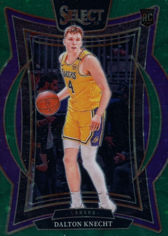 Dalton Knecht 2024 Select #91 Concourse Green Stars Rookie RAW