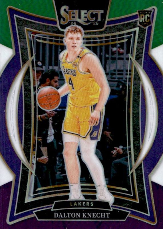 Dalton Knecht 2024 Select #91 Concourse Green White Purple Rookie RAW
