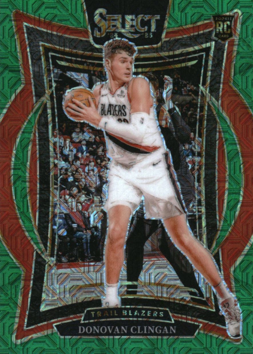 Donovan Clingan 2024 Select #69 Concourse Green Mojo Price Guide