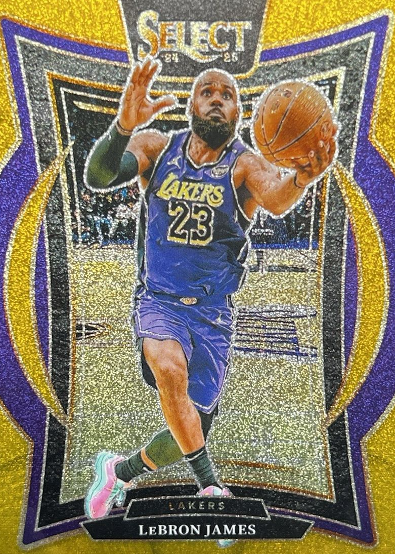 LeBron James 2024 Select #54 Concourse Gold Glitter /(SSP) Price
