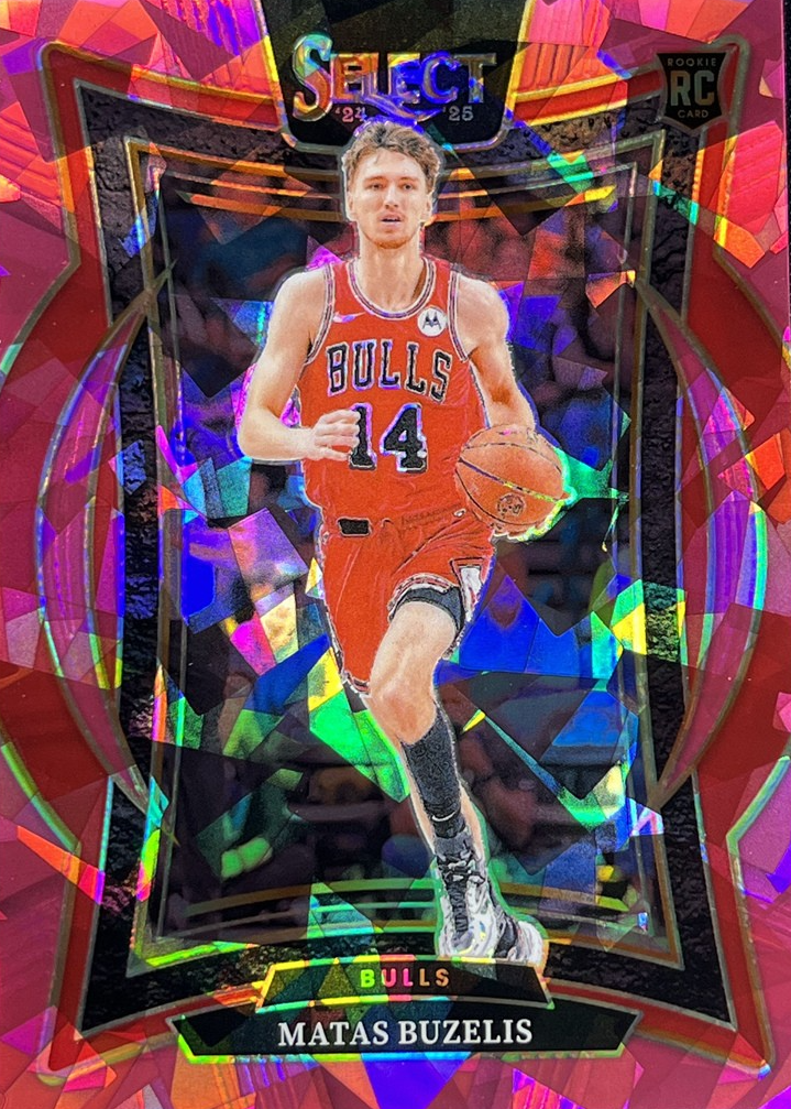 Matas Buzelis 2024 Select #70 Concourse Pink Cracked Ice /99 Price