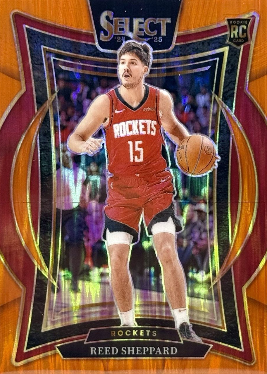 Reed Sheppard 2024 Select #68 Concourse Orange Flash Price Guide