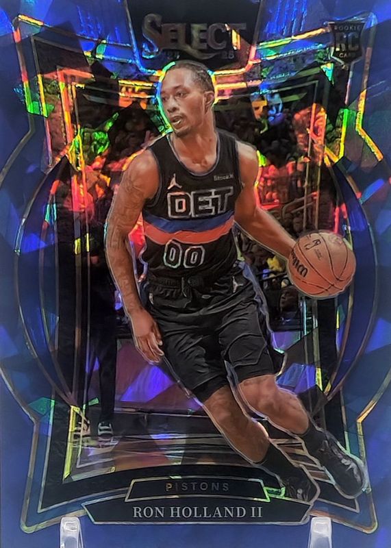 Ron Holland II 2024 Select #74 Concourse Blue Cracked Ice Rookie RAW