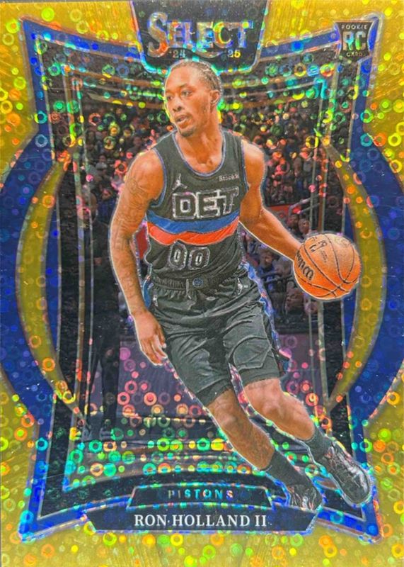 Ron Holland II 2024 Select #74 Concourse Disco Gold /10 Rookie RAW