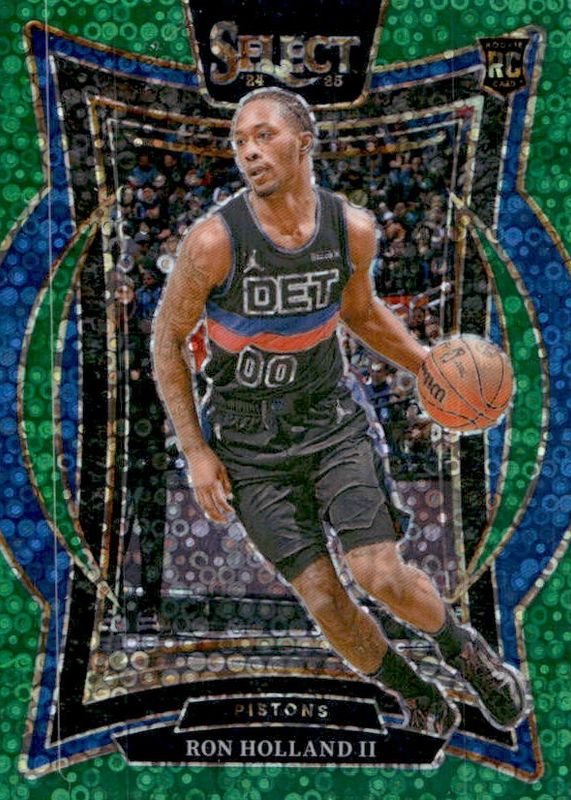 Ron Holland II 2024 Select #74 Concourse Green Disco /5 Rookie RAW