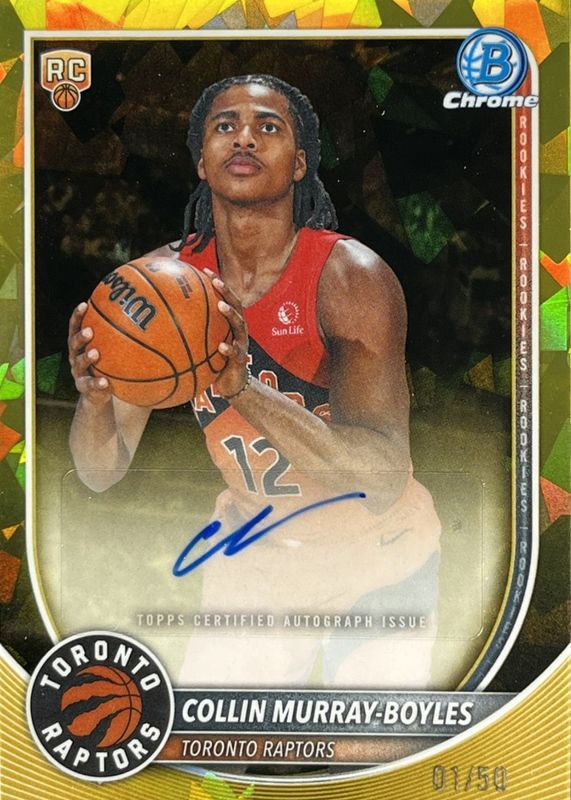 2025 Bowman Sapphire Edition #BCA-CMB Chrome Autographs - Gold /50