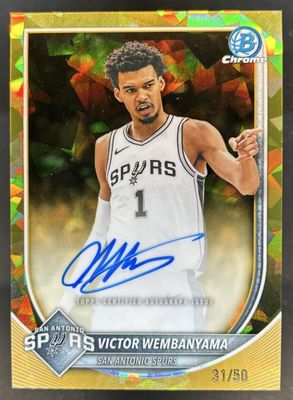 2025 Bowman Sapphire Edition #BCA-VW Chrome Autographs - Gold /50