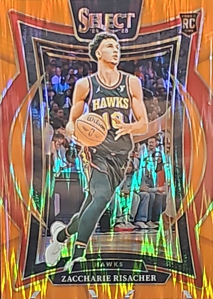 Zaccharie Risacher 2024 Select #86 Concourse Orange Flash Price