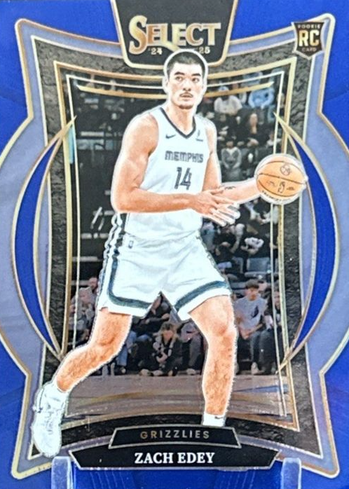 Zach Edey 2024 Select #98 Concourse Blue Prizm Price Guide - Sports ...