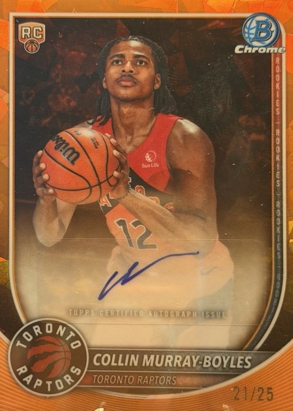 2025 Bowman Sapphire Edition #BCA-CMB Chrome Autographs - Orange /25