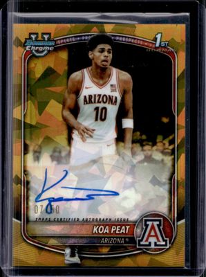 2025 Bowman Sapphire Edition #CPA-KP Chrome Prospect Autographs - Gold /50 (1st)