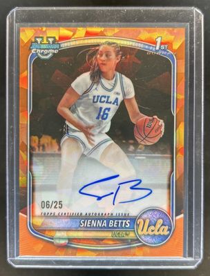 2025 Bowman Sapphire Edition #CPA-SB Chrome Prospect Autographs - Orange /25 (1st)