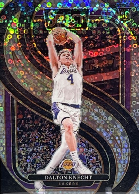 Dalton Knecht 2024 Select #186 Premier Level Disco Rookie RAW