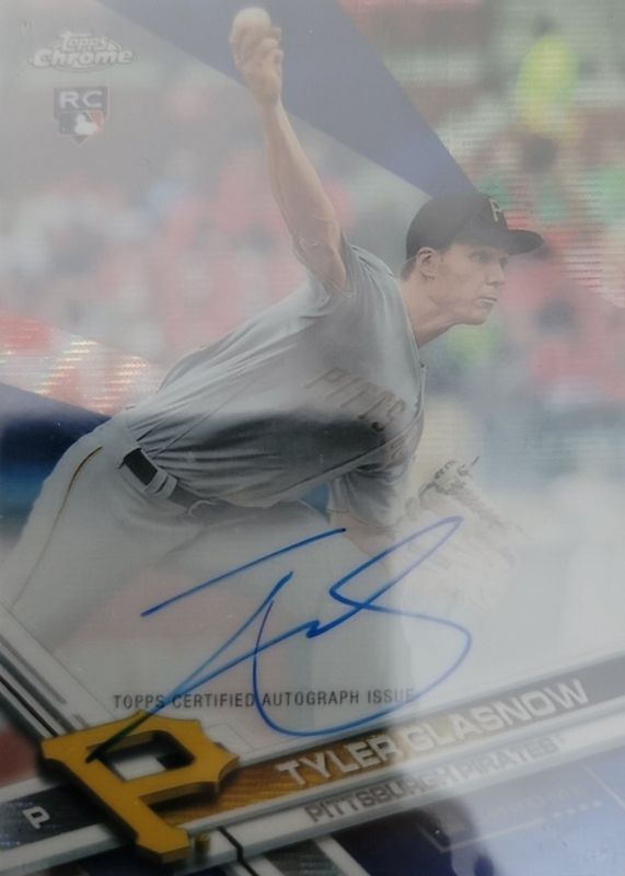 2017 Topps Chrome #RA-TG Rookie Auto - Blue Wave Refractor /75