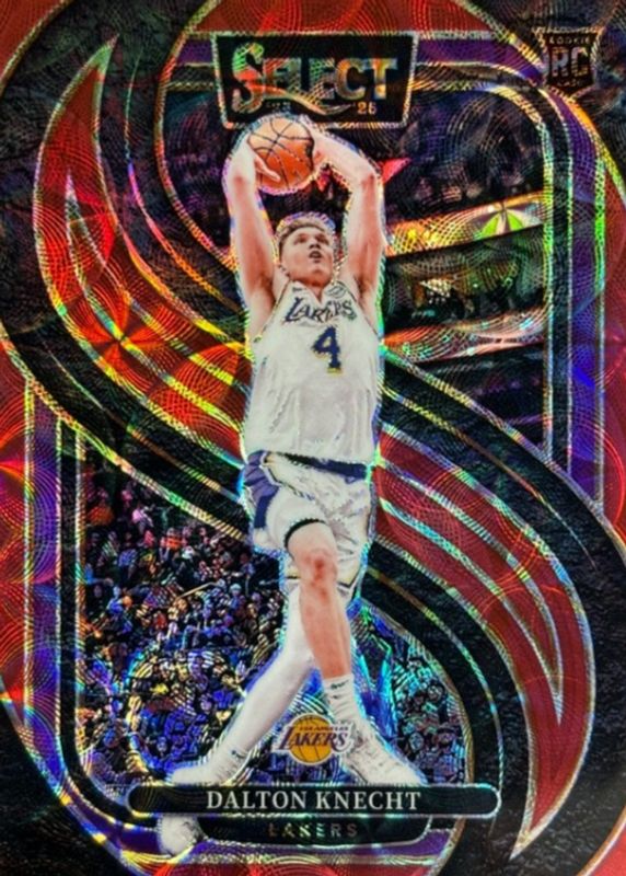 Dalton Knecht 2024 Select #186 Premier Level Red Scope /249 Rookie RAW