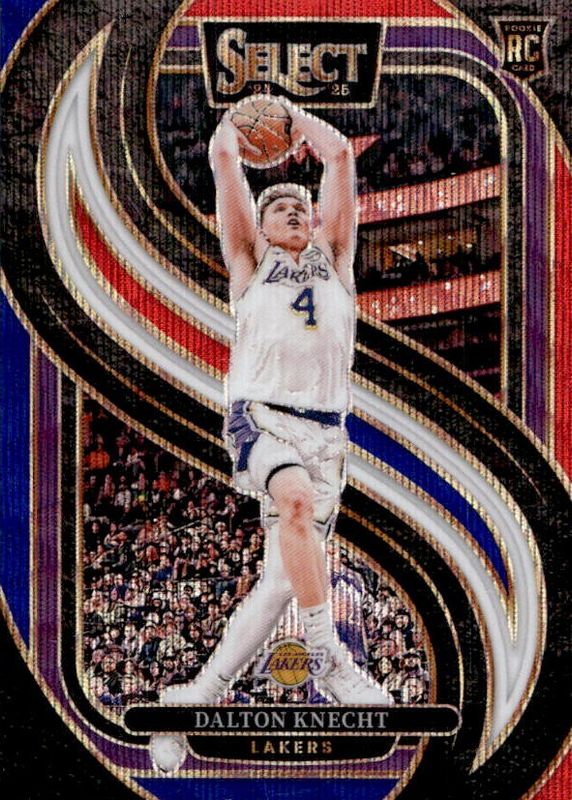 Dalton Knecht 2024 Select #186 Premier Level Tri-Color Rookie SGC 10