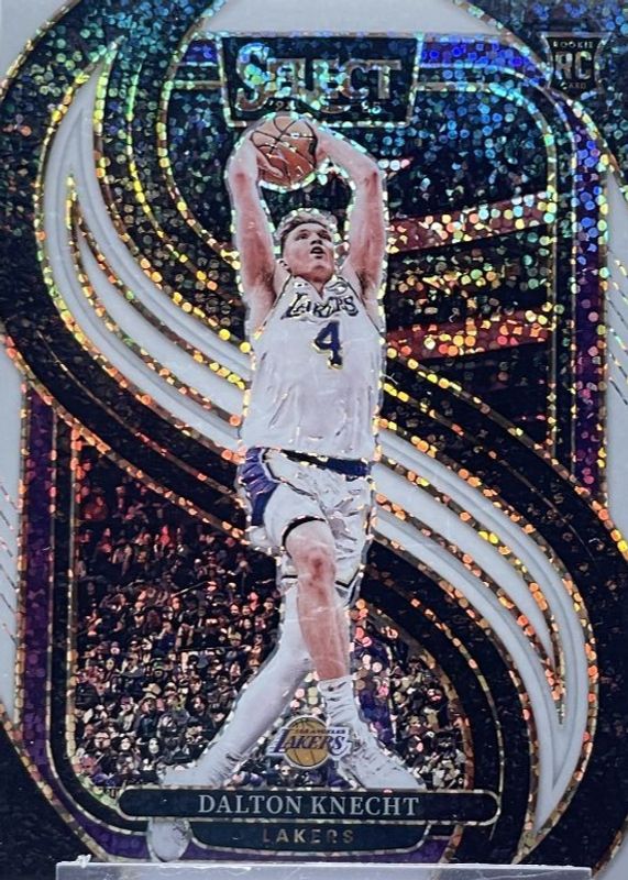 Dalton Knecht 2024 Select #186 Premier Level White Sparkle /(SSP) Rookie RAW