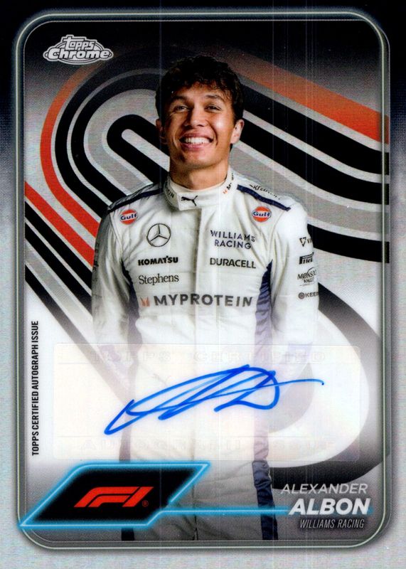 2024 Topps Chrome Formula 1 #CAC-ALB Autographs