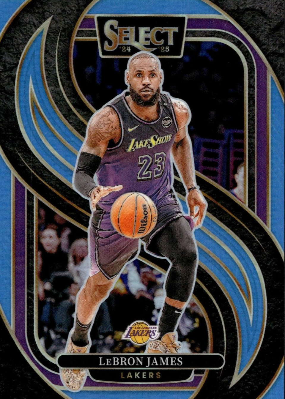 LeBron James 2024 Select #111 Premier Level Light Blue /299 Price