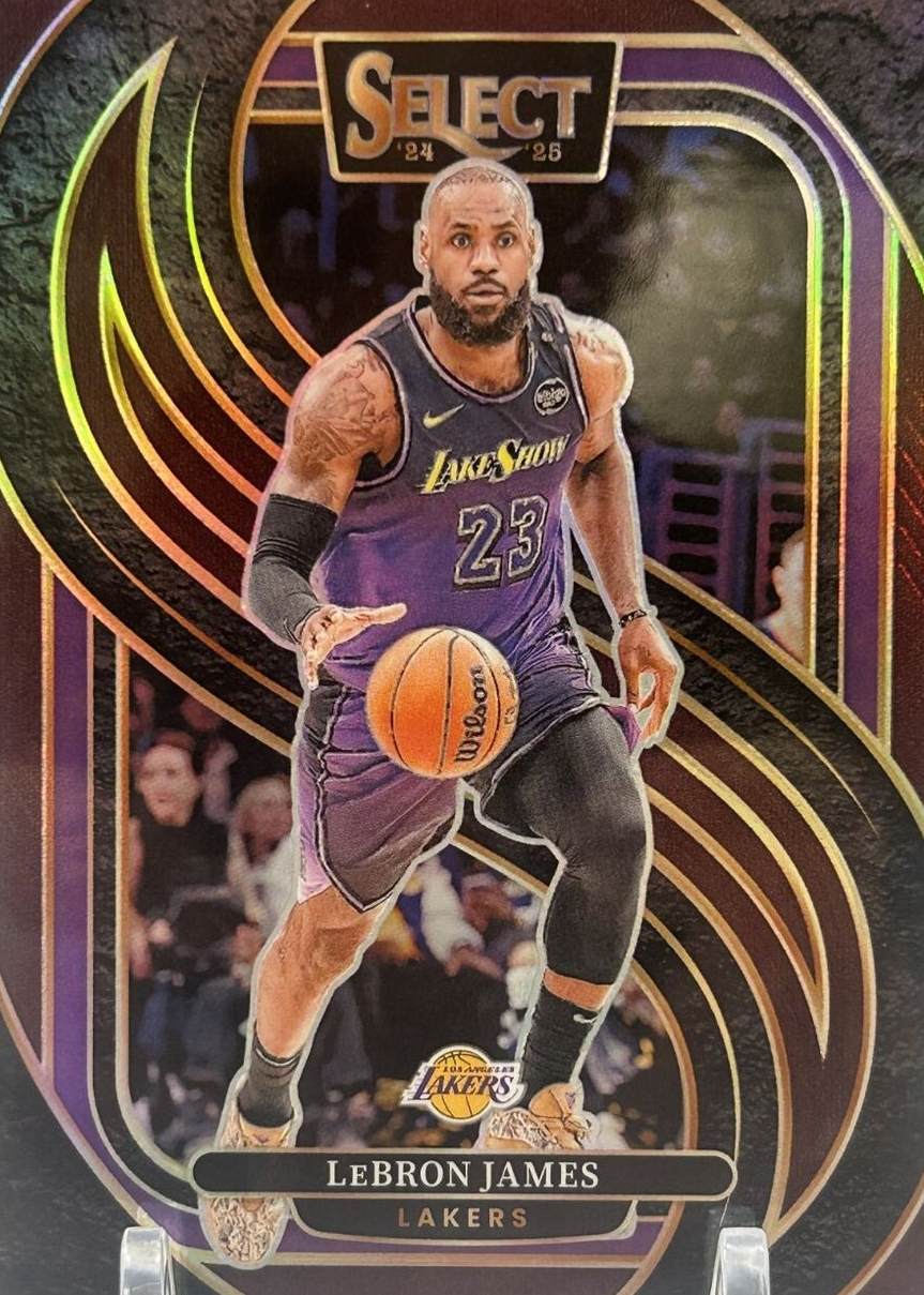 LeBron James 2024 Select #111 Premier Level Maroon /175