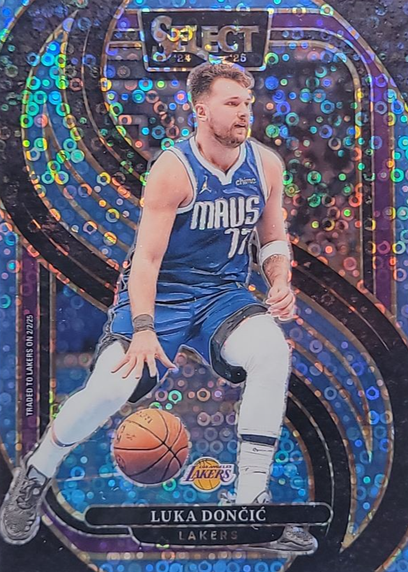 Luka Doncic 2024 Select #141 Premier Level Light Blue Disco /99