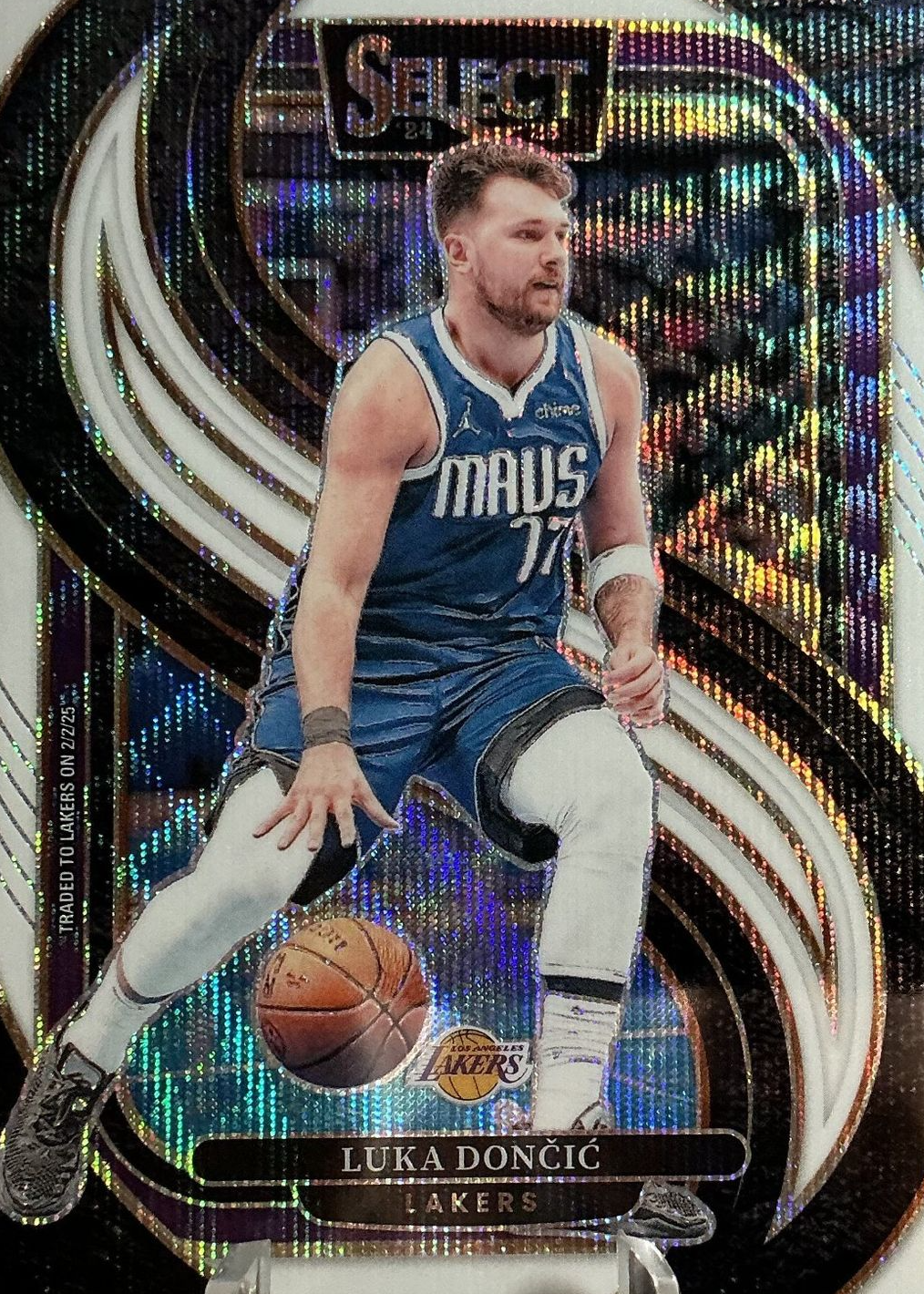 Luka Doncic 2024 Select #141 Premier Level White Wave /99 Price