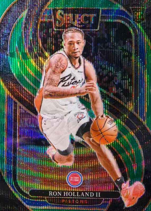 Ron Holland II 2024 Select #198 Premier Level Green Wave /50 Rookie RAW