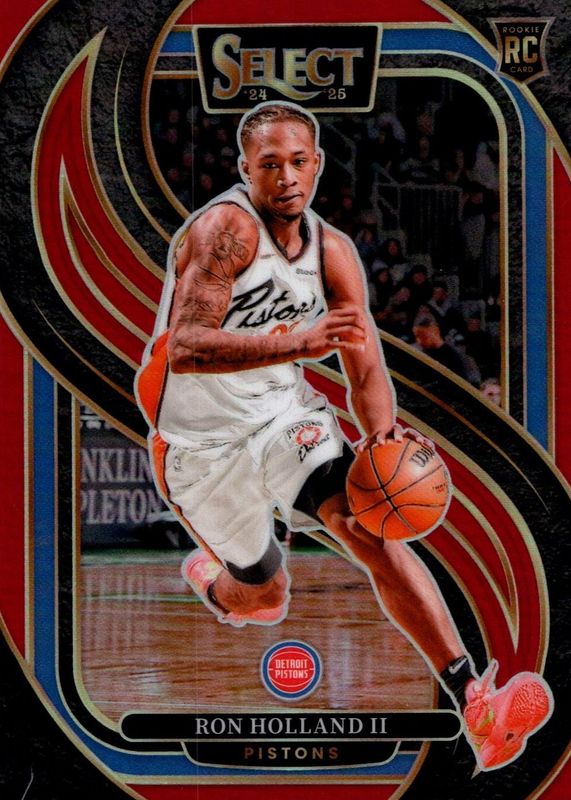 Ron Holland II 2024 Select #198 Premier Level Red /199 Rookie RAW