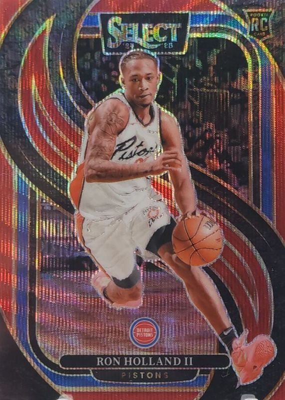 Ron Holland II 2024 Select #198 Premier Level Red Wave Rookie RAW