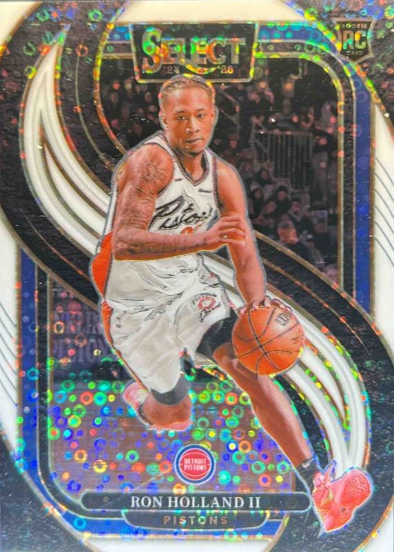 Ron Holland II 2024 Select #198 Premier Level White Disco /75 Rookie RAW