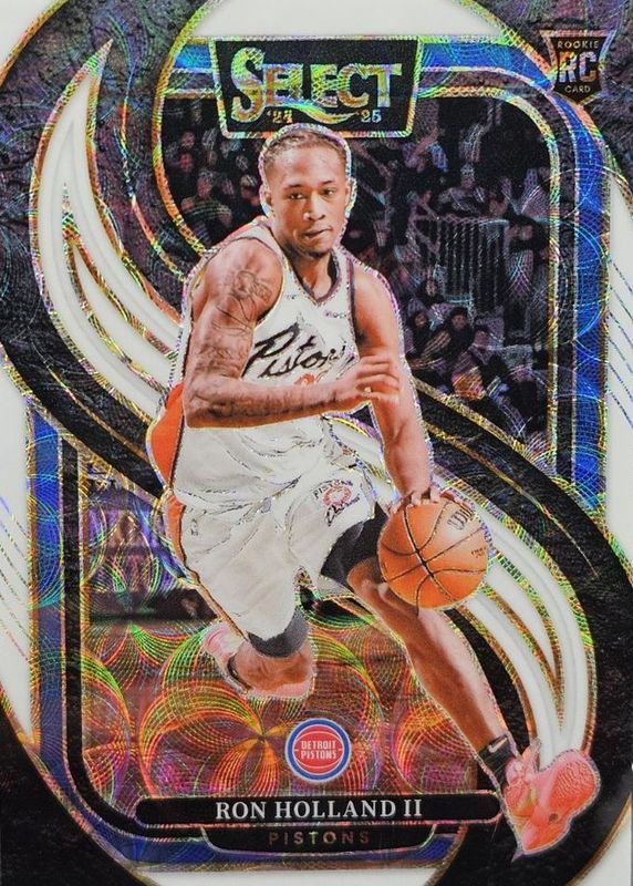 Ron Holland II 2024 Select #198 Premier Level White Scope /35 Rookie RAW