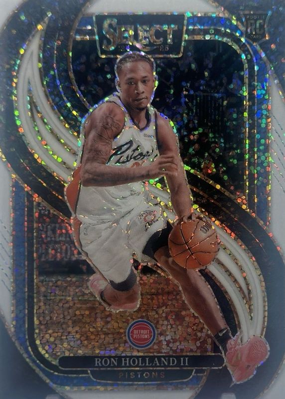 Ron Holland II 2024 Select #198 Premier Level White Sparkle /(SSP) Rookie RAW