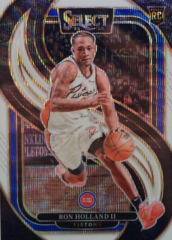 Ron Holland II 2024 Select #198 Premier Level White Wave /99 Rookie RAW