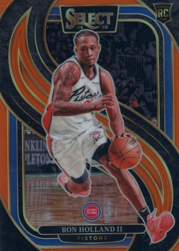 Ron Holland II 2024 Select #198 Premier Level Orange /65 Rookie RAW