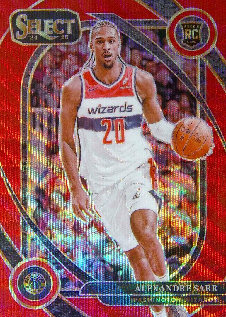 Alexandre Sarr 2024 Select #274 Courtside Red Wave Price Guide
