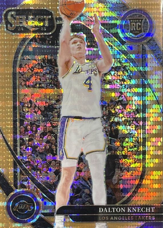 Dalton Knecht 2024 Select #276 Courtside FOTL Neon Orange Pulsar /18 Rookie RAW