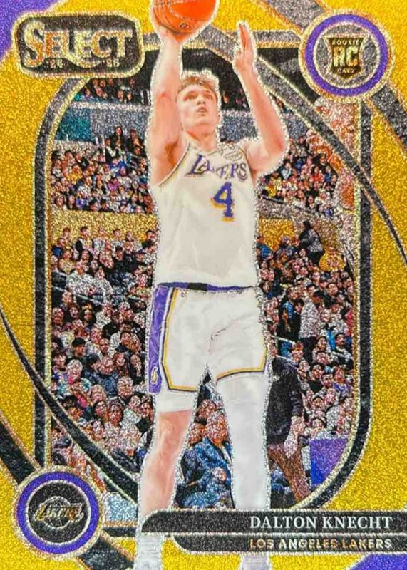 Dalton Knecht 2024 Select #276 Courtside Gold Glitter /(SSP) Rookie RAW