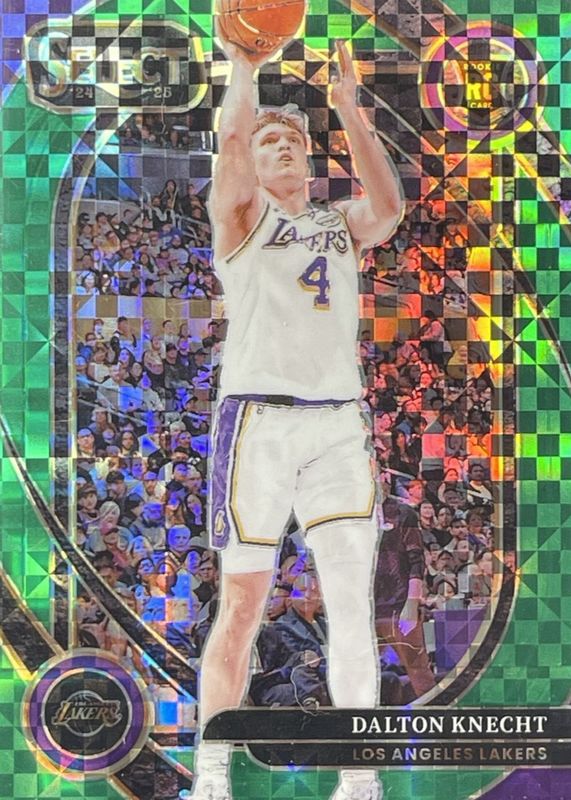 Dalton Knecht 2024 Select #276 Courtside Green /5 Rookie RAW