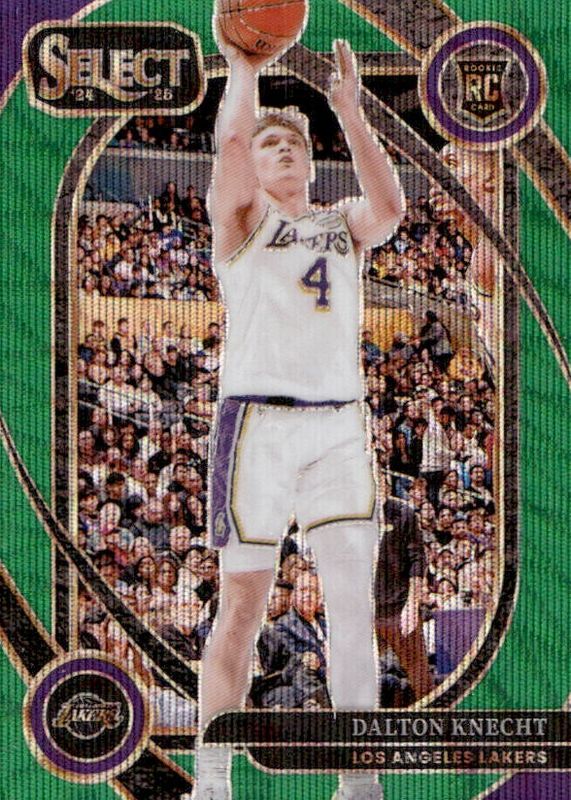 Dalton Knecht 2024 Select #276 Courtside Green Wave /50 Rookie RAW