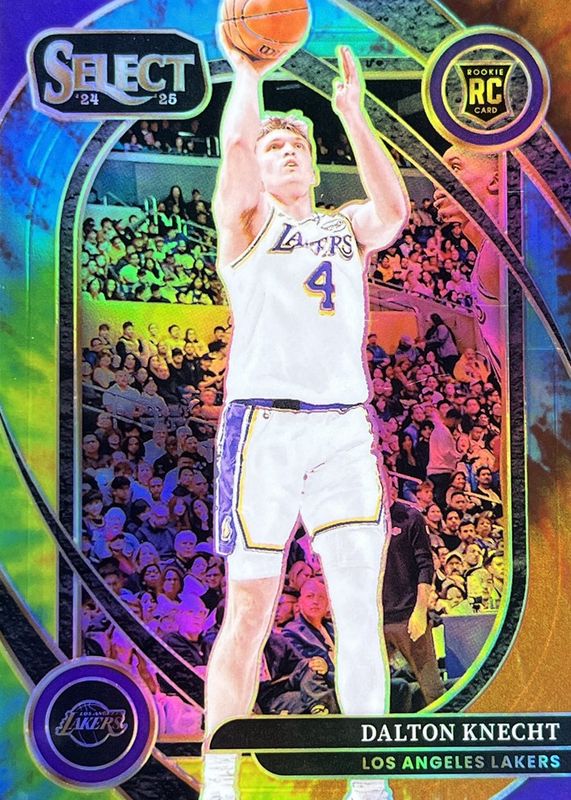 Dalton Knecht 2024 Select #276 Courtside Tie-Dye /25 Rookie RAW