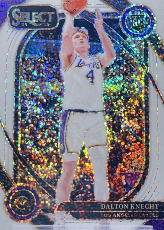 Dalton Knecht 2024 Select #276 Courtside White Sparkle /(SSP) Rookie RAW