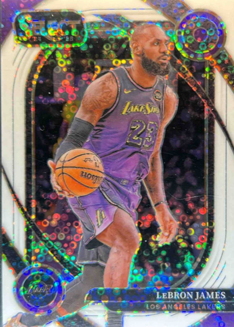 LeBron James 2024 Select #241 Courtside White Disco /75 Price
