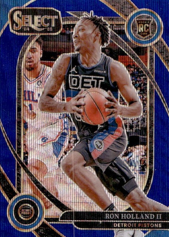 Ron Holland II 2024 Select #275 Courtside Blue Wave /75 Rookie RAW