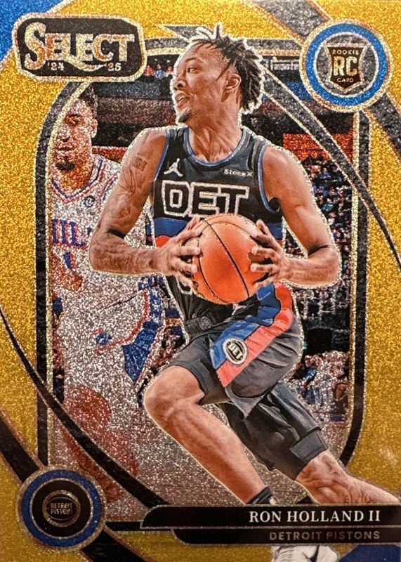 Ron Holland II 2024 Select #275 Courtside Gold Glitter /(SSP) Rookie RAW