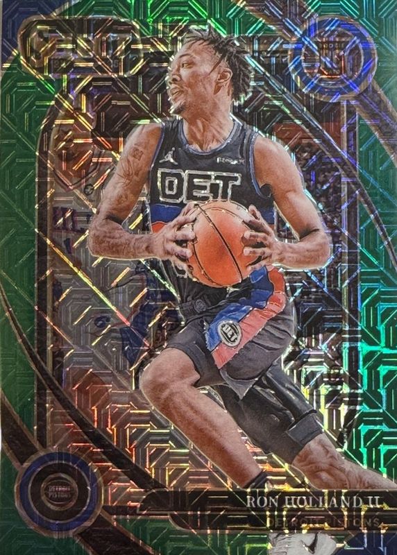 Ron Holland II 2024 Select #275 Courtside Green Mojo Rookie RAW