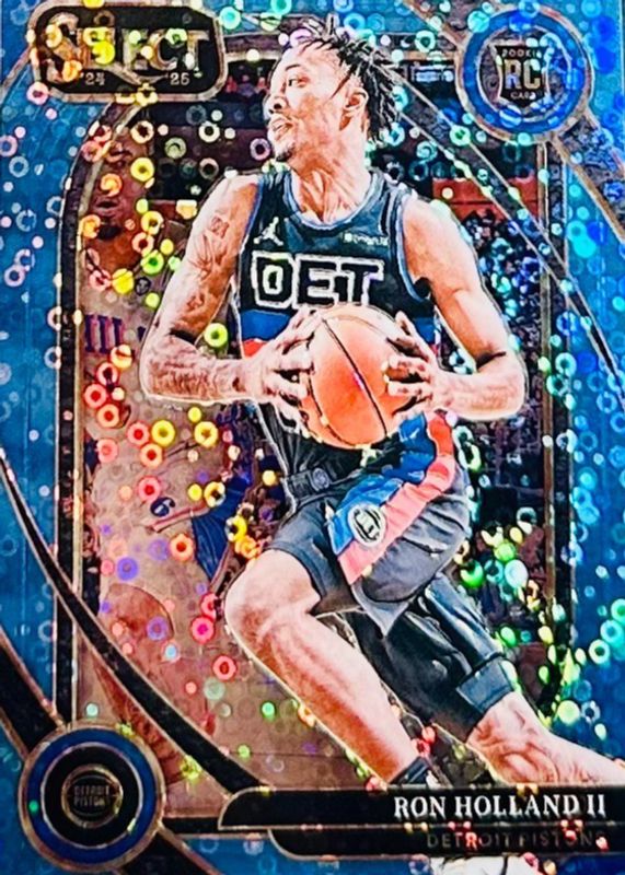 Ron Holland II 2024 Select #275 Courtside Light Blue Disco /99 Rookie RAW